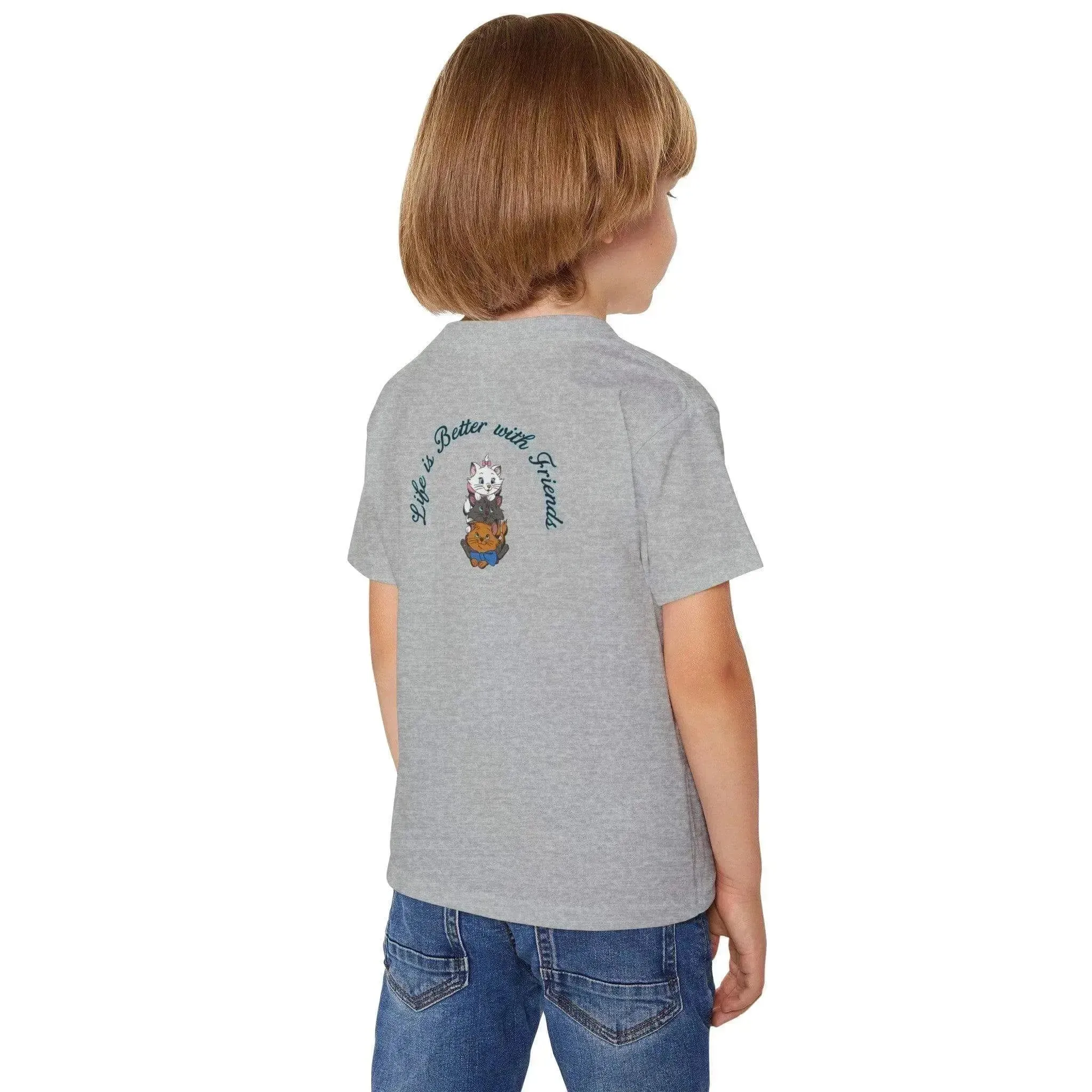Sweet Cartoon Kitty T-Shirt For Cat Lovers