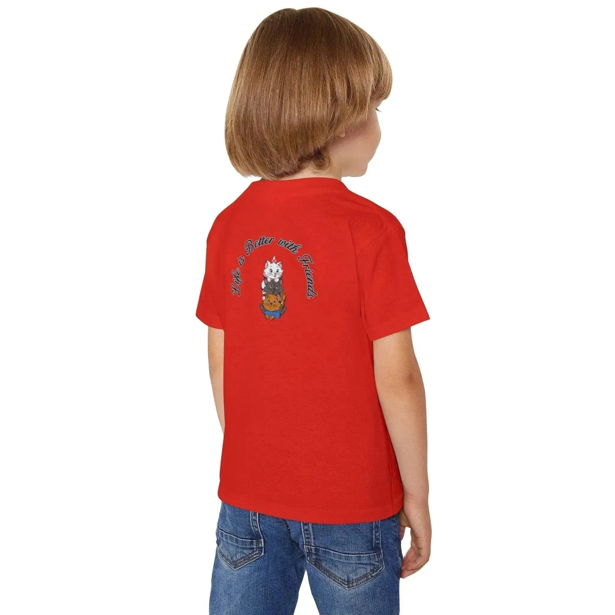 Sweet Cartoon Kitty T-Shirt For Cat Lovers
