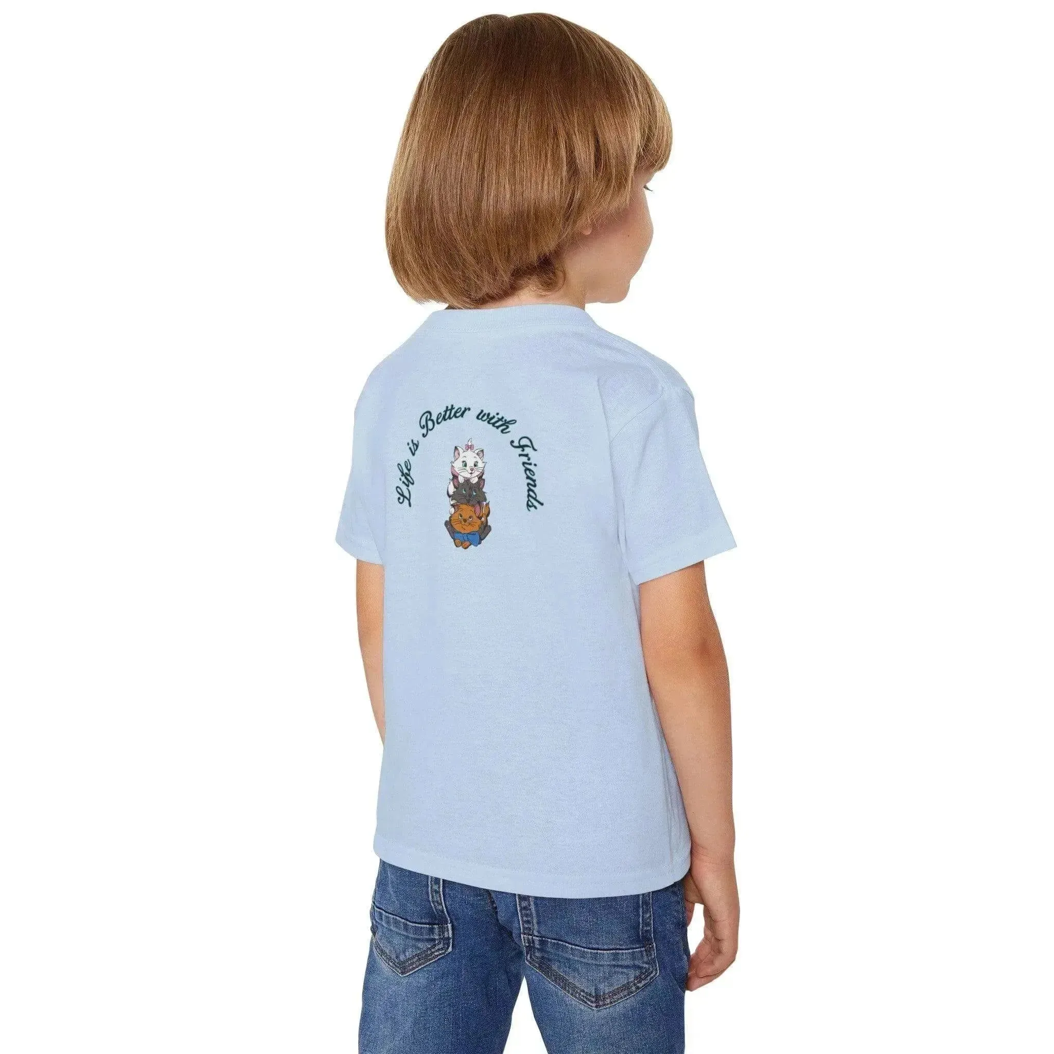Sweet Cartoon Kitty T-Shirt For Cat Lovers