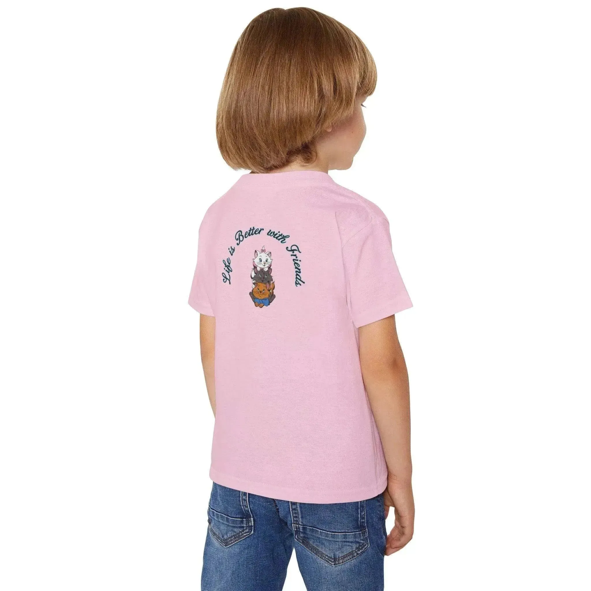 Sweet Cartoon Kitty T-Shirt For Cat Lovers