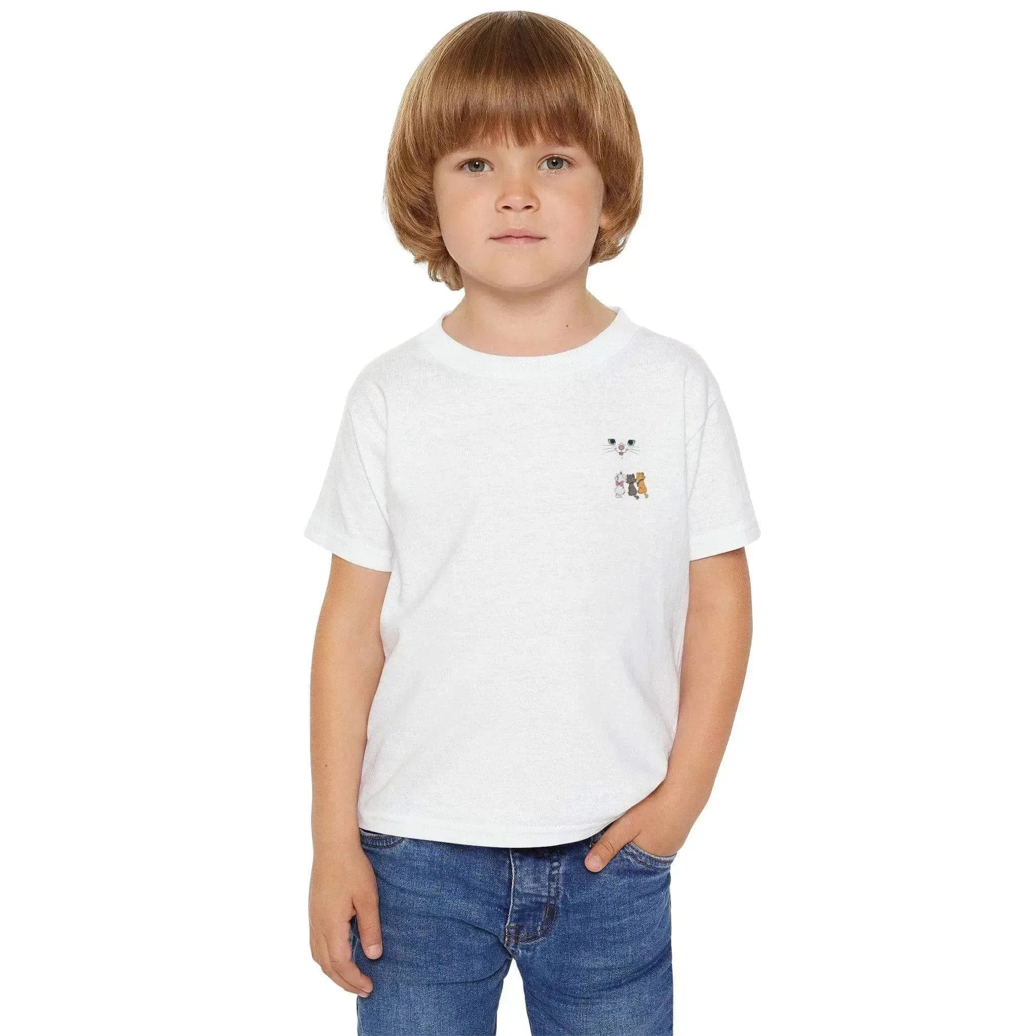 Sweet Cartoon Kitty T-Shirt For Cat Lovers