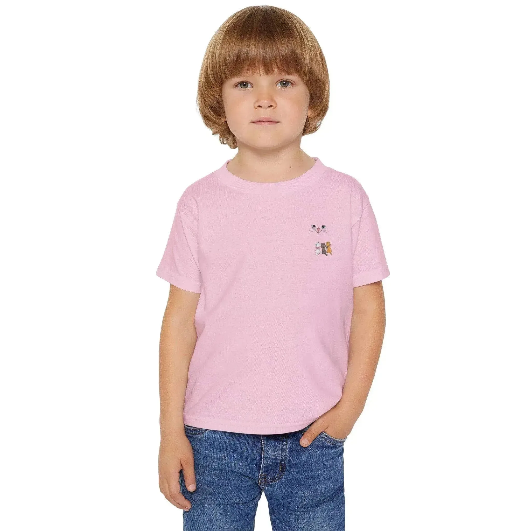 Sweet Cartoon Kitty T-Shirt For Cat Lovers