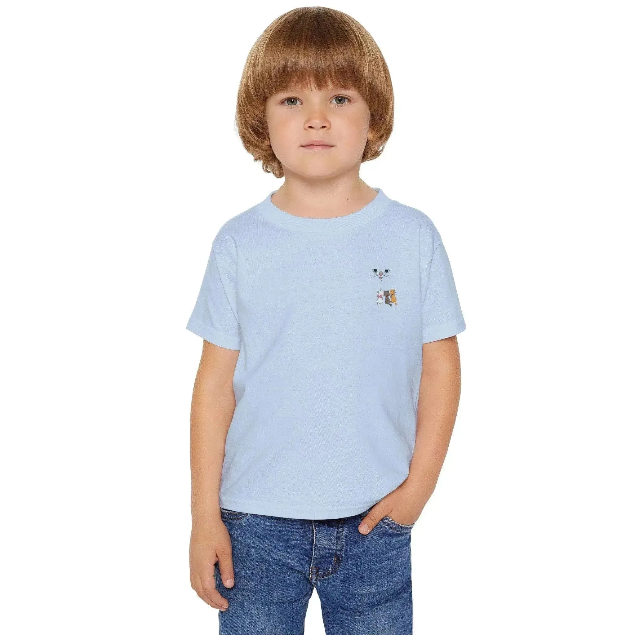 Sweet Cartoon Kitty T-Shirt For Cat Lovers