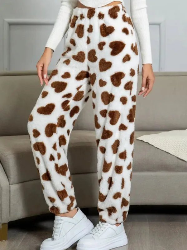 Teddy Bear Fleece Loungewear Pants