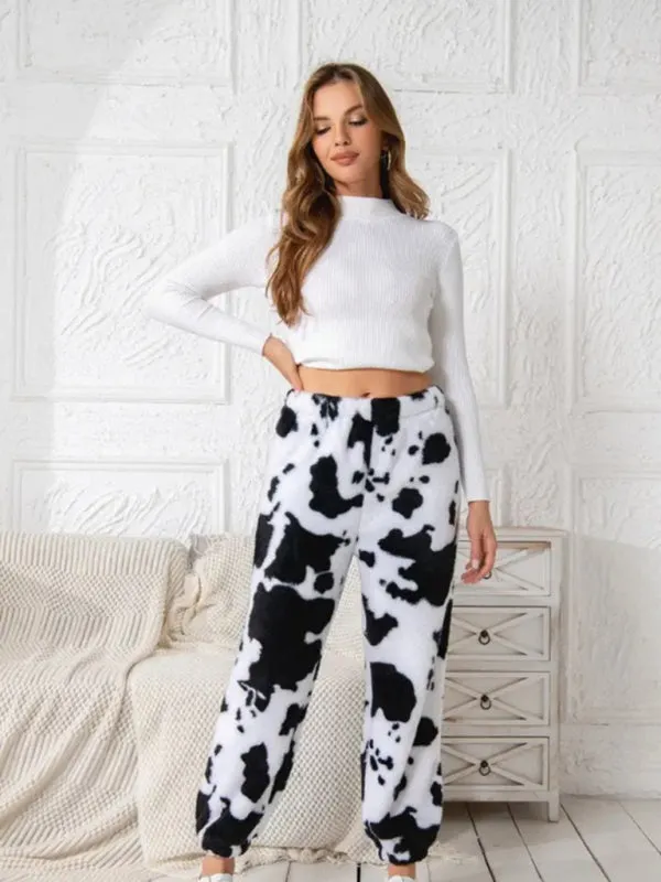 Teddy Bear Fleece Loungewear Pants
