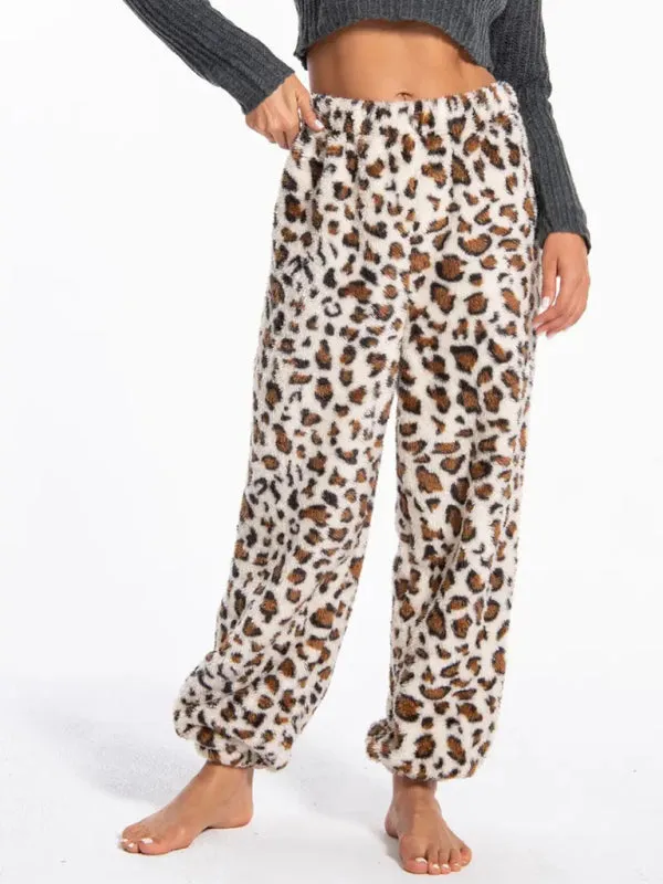Teddy Bear Fleece Loungewear Pants