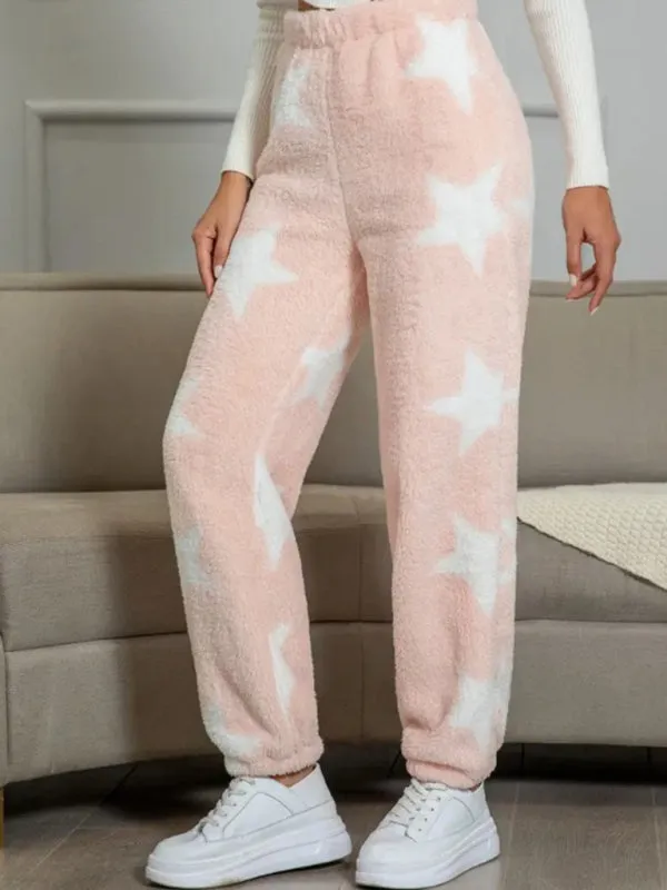 Teddy Bear Fleece Loungewear Pants