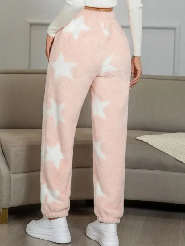 Teddy Bear Fleece Loungewear Pants