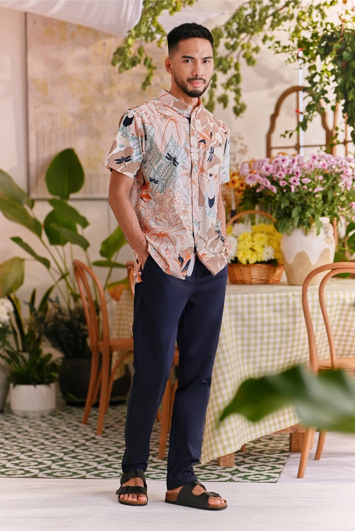 The Perfect Men Slim Fit Pants - Navy Blue