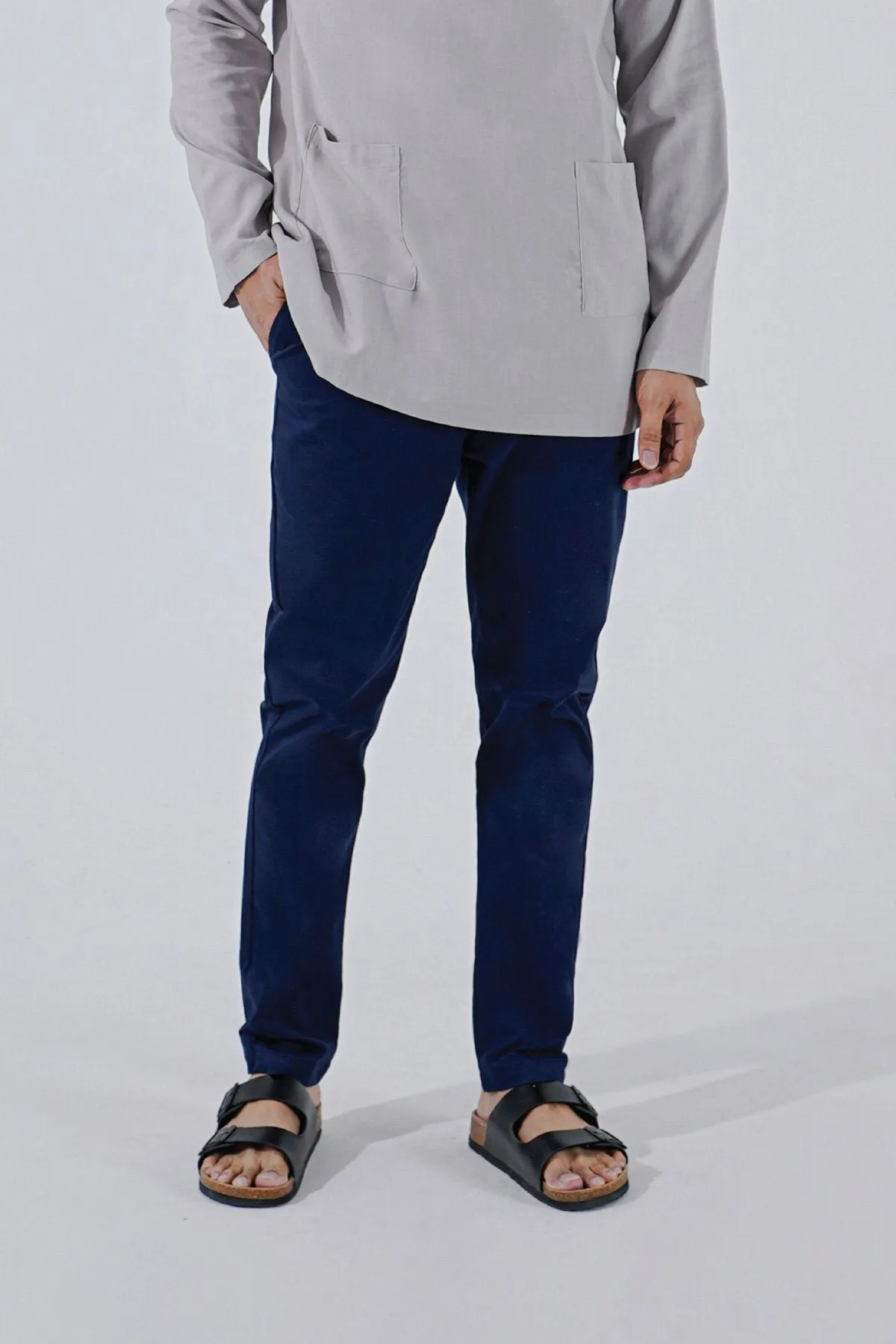 The Perfect Men Slim Fit Pants - Navy Blue