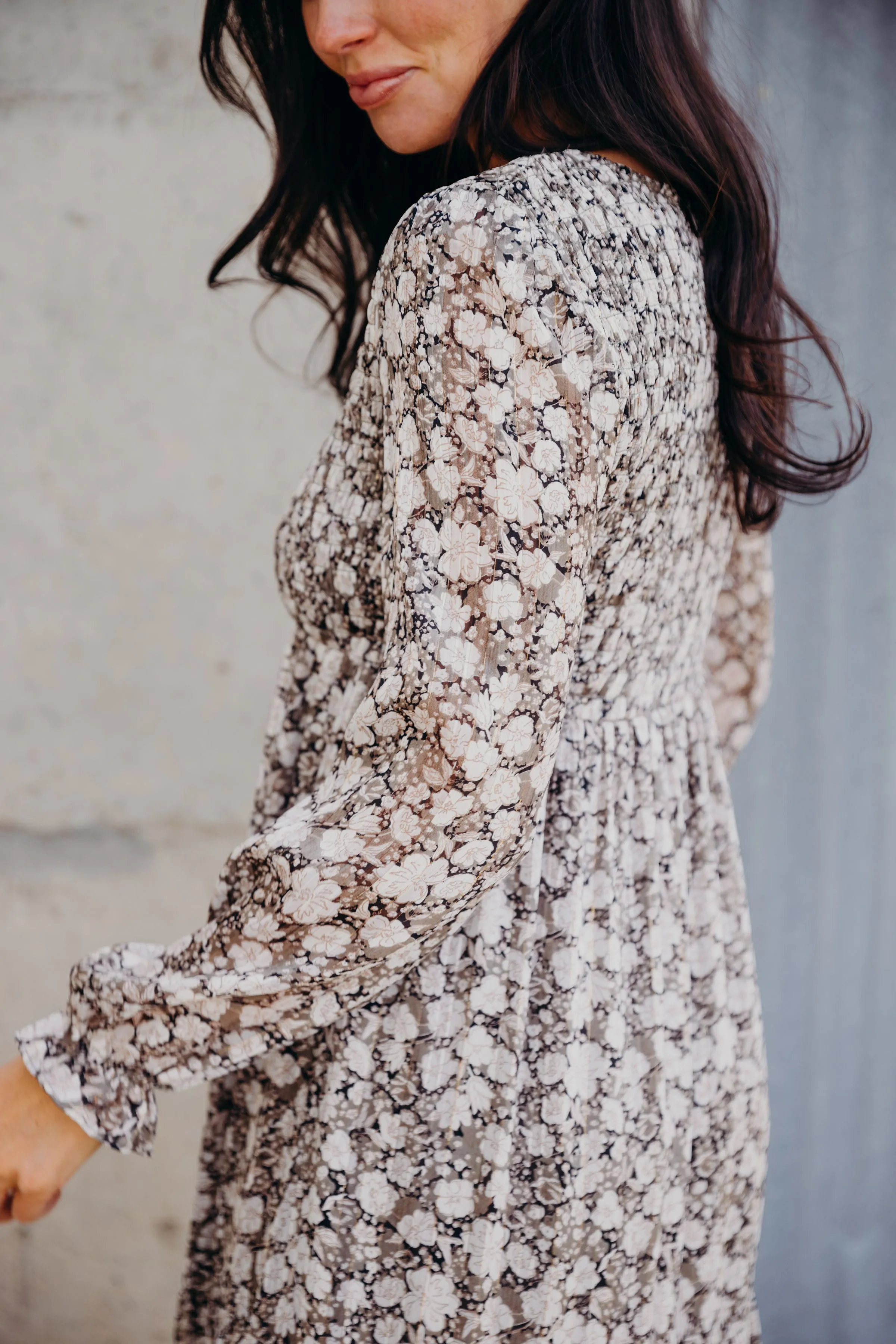 The September Maxi Dress in Silver Harmony-Sale