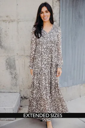 The September Maxi Dress in Silver Harmony-Sale