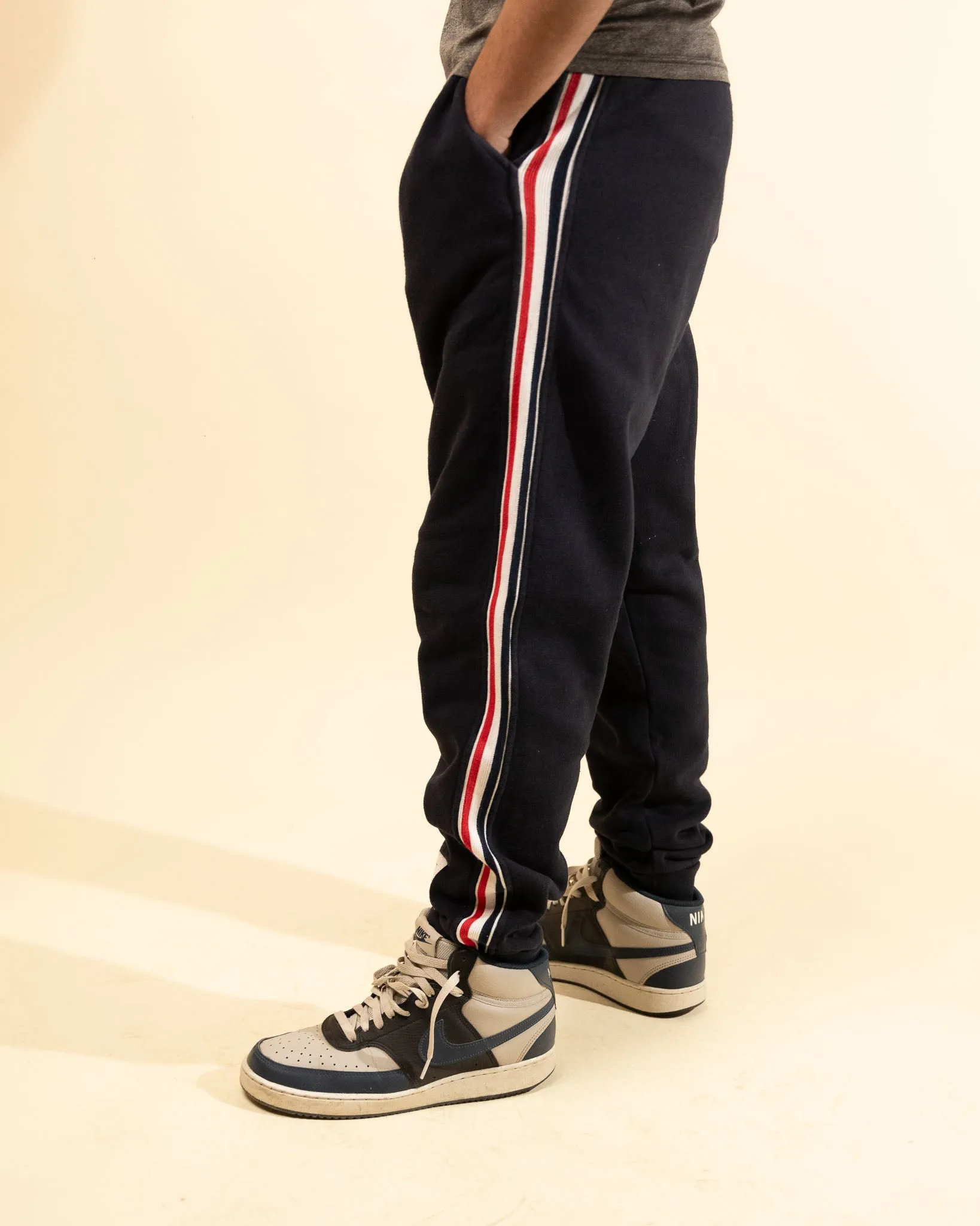 Thom Browne Classic Loopback Stripe Sweatpants