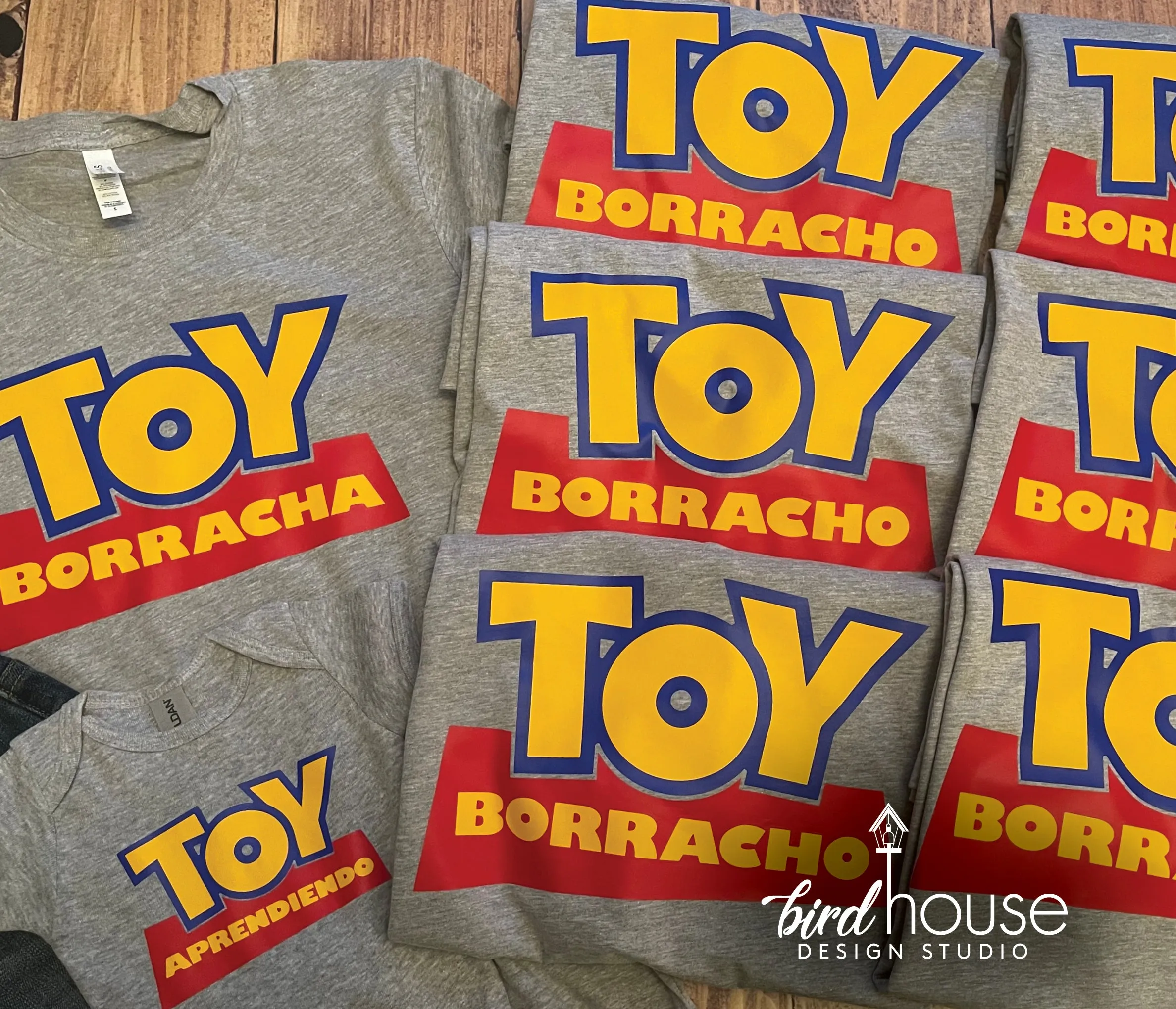 Toy Borracho Borracha Aprendiendo Shirt - ANY TEXT