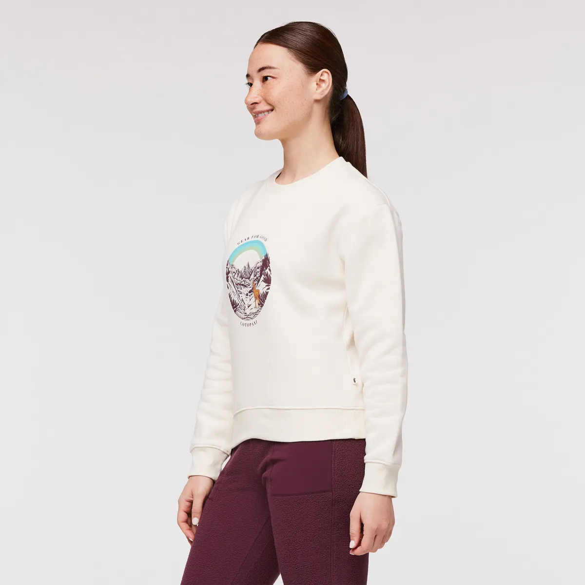 Traveling Llama Crew Sweatshirt - Women's