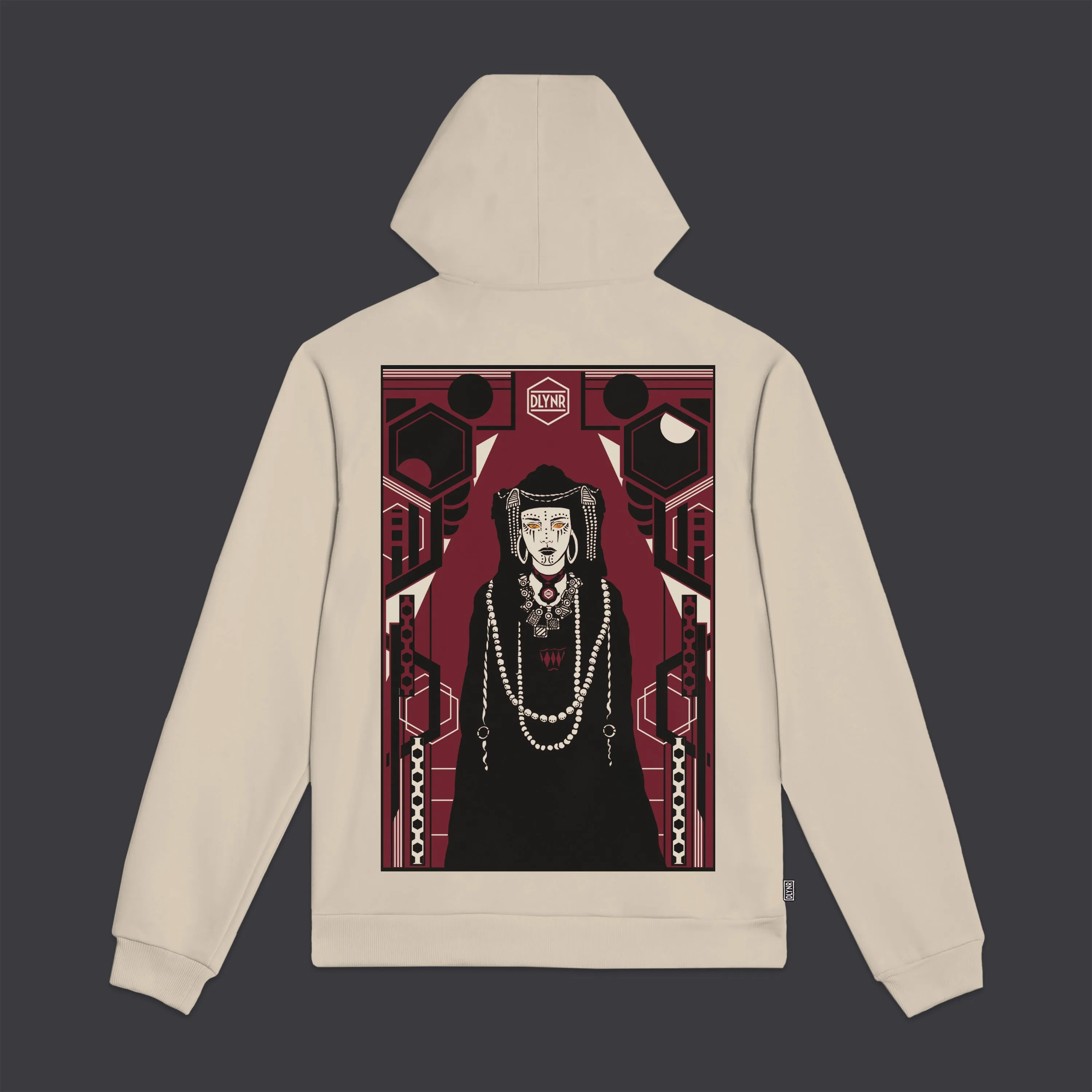 Tuareg Poster Hoodie Beige