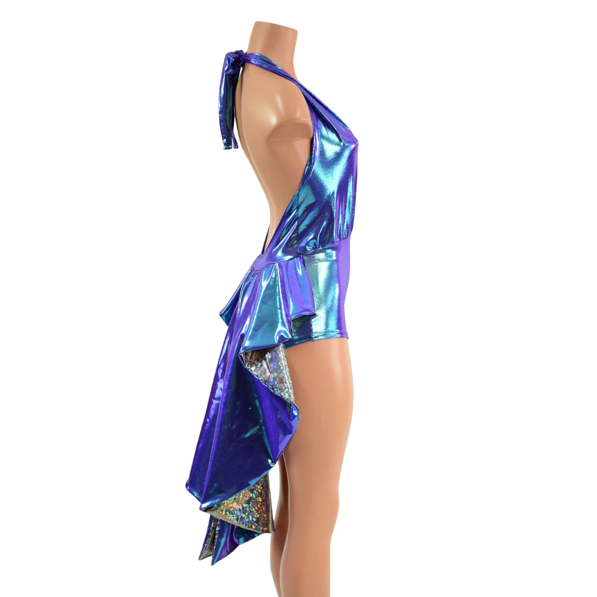 Tuxedo Style "Josie" Halter Romper