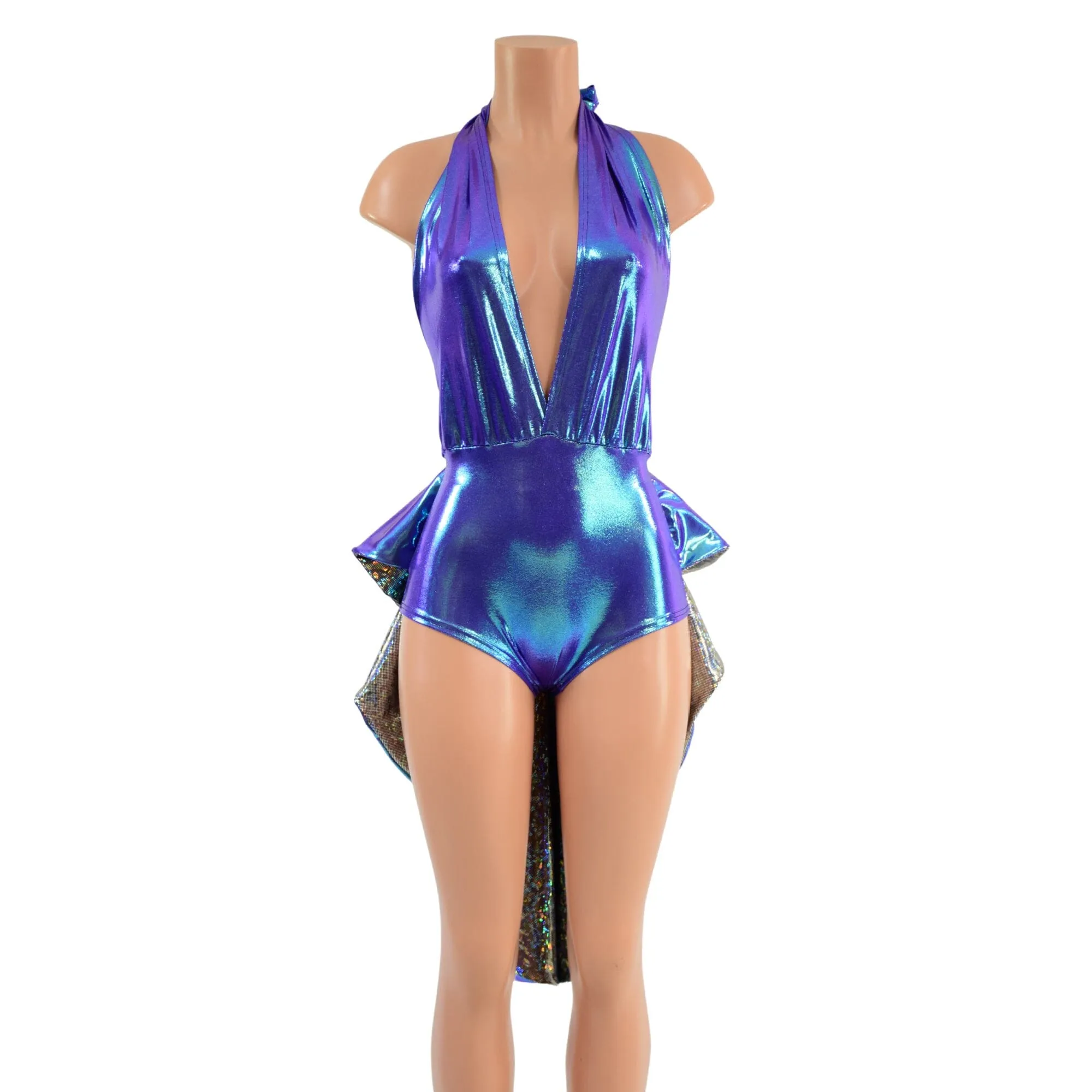 Tuxedo Style "Josie" Halter Romper