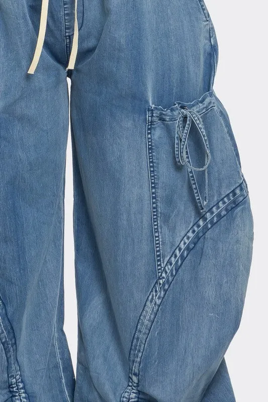 Urban Chic Denim Cargo Pants