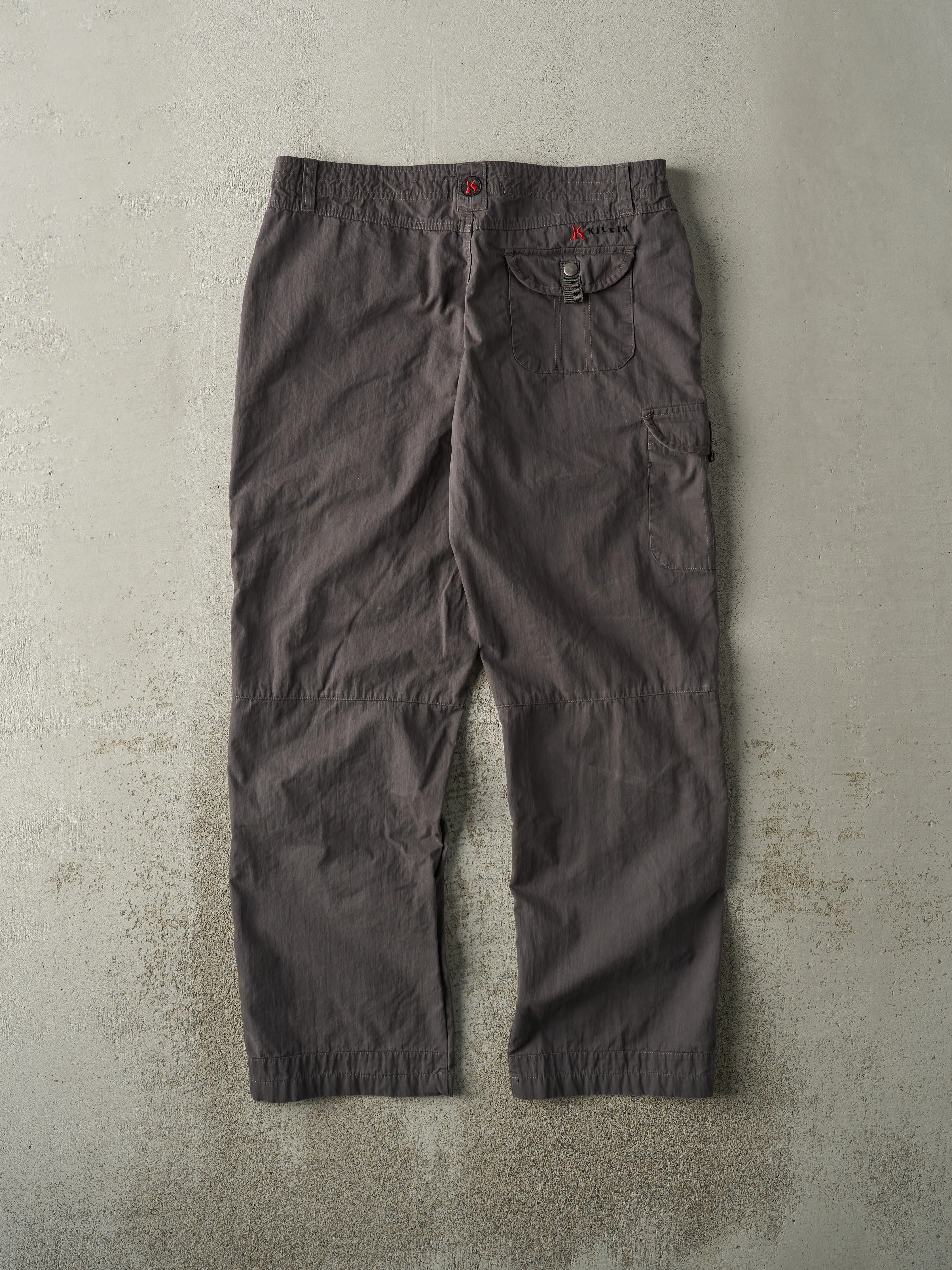 Vintage Y2K Grey Lightweight Cargo Work Pants (33x30)