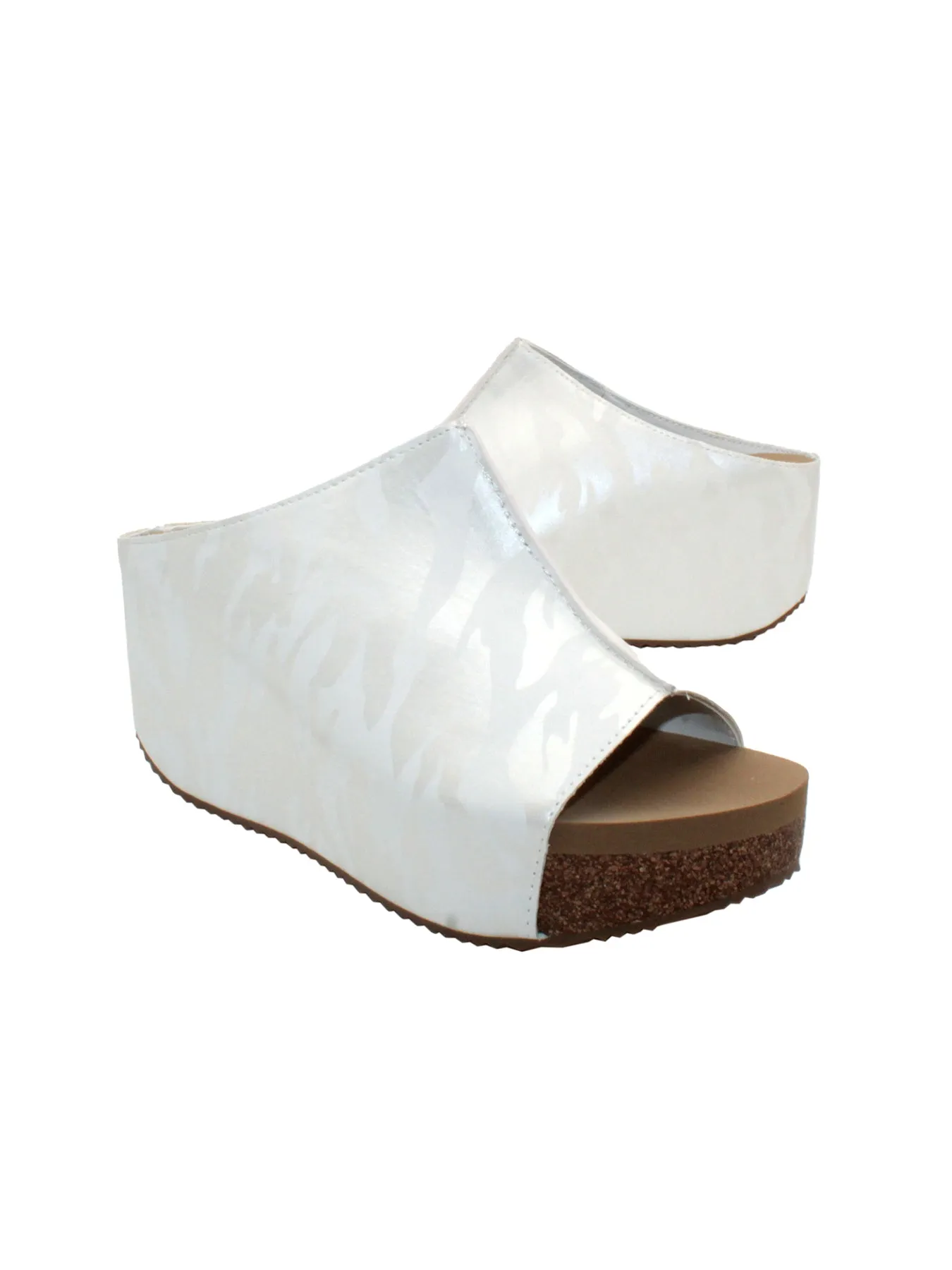 VOLATILE CARRIER SLIP ON PEEP TOE WEDGE