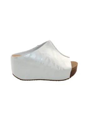 VOLATILE CARRIER SLIP ON PEEP TOE WEDGE