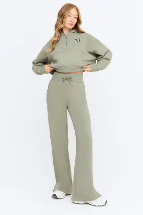 WIDE LEG CLUB JOGGER - VINTAGE KHAKI