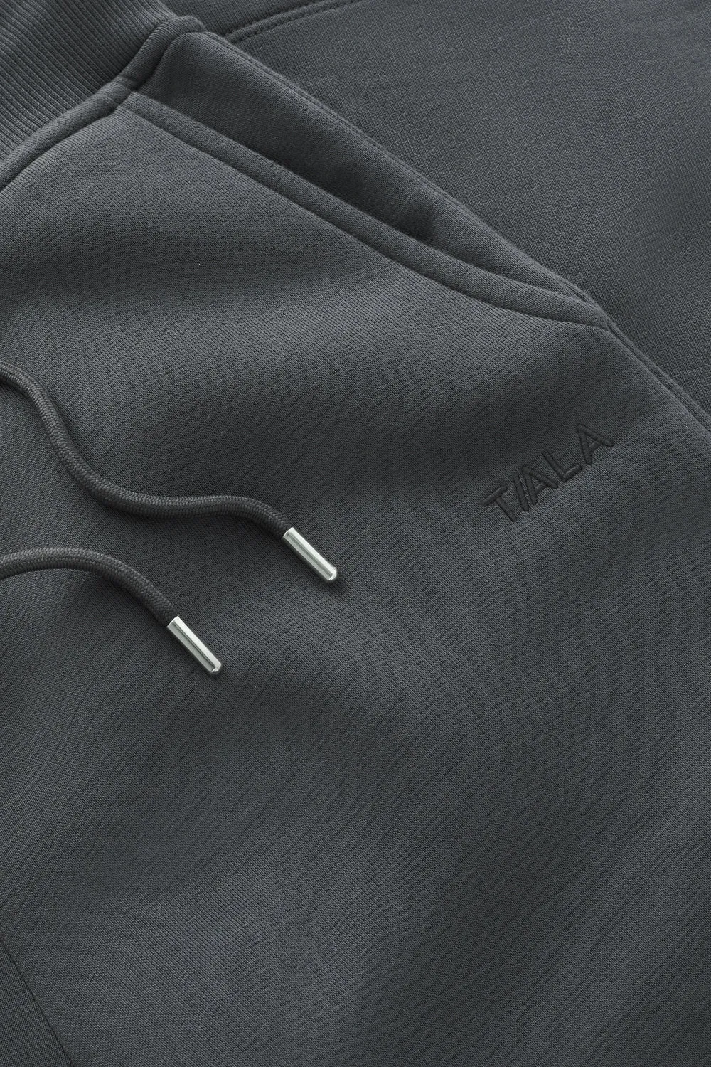 WIDE LEG CLUB LOGO JOGGER - CHARCOAL