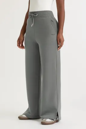 WIDE LEG CLUB LOGO JOGGER - SLATE GREY