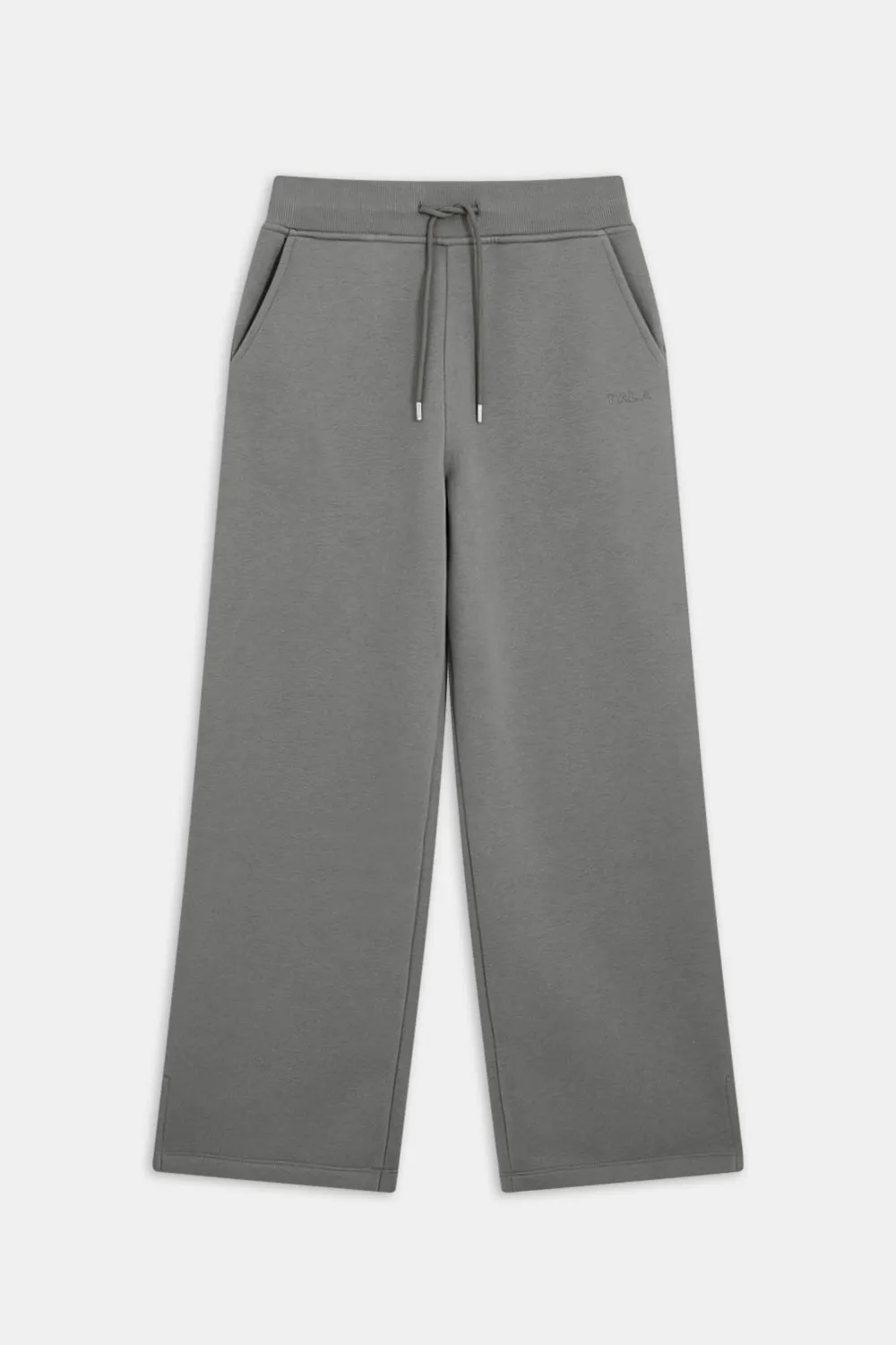 WIDE LEG CLUB LOGO JOGGER - SLATE GREY