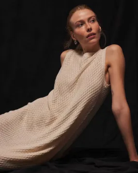 Women's Crochet Knit Column Dress