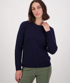 Women's Sydney Cable Knit Crew