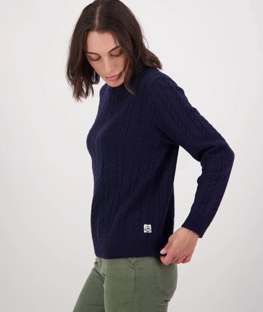 Women's Sydney Cable Knit Crew