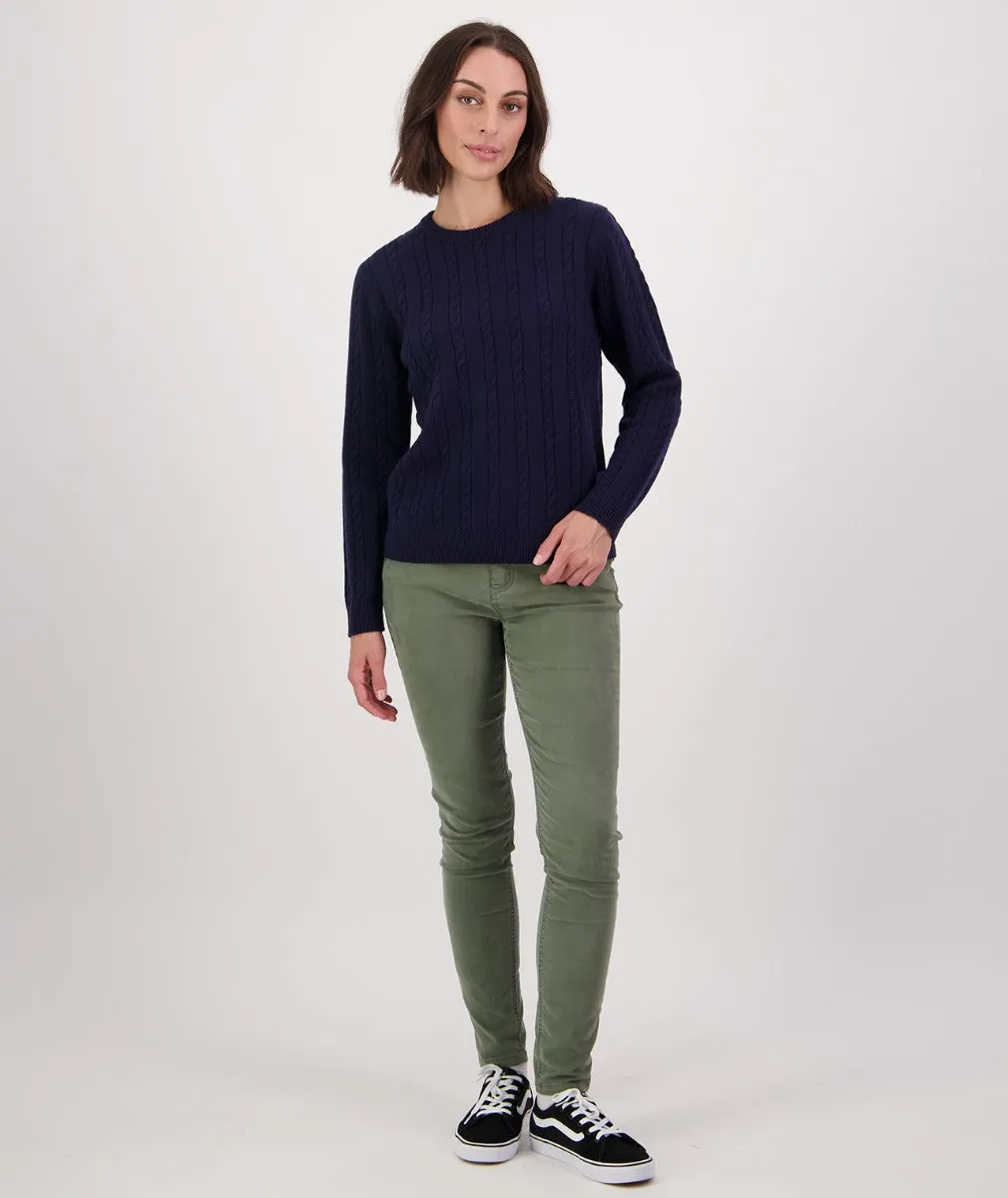 Women's Sydney Cable Knit Crew