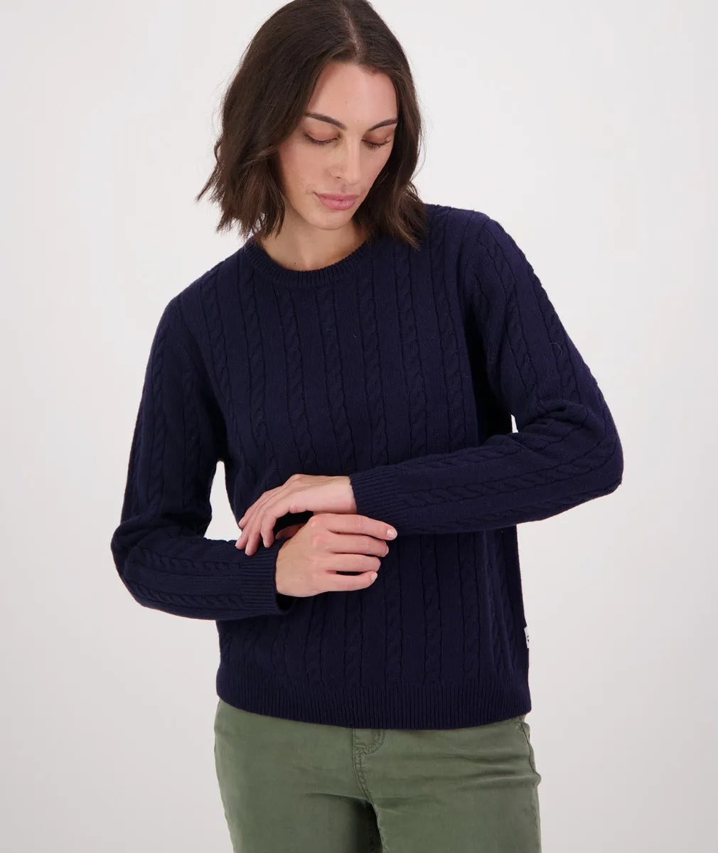 Women's Sydney Cable Knit Crew