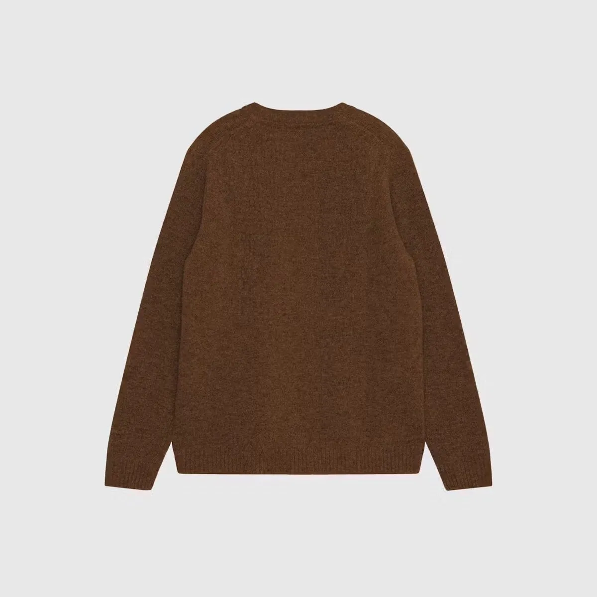 Wood Wood Beckett lambswool Striktrøje Terra Brown
